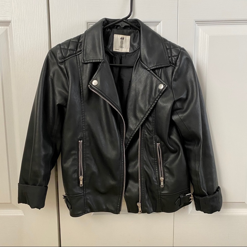 H&M leather jacket